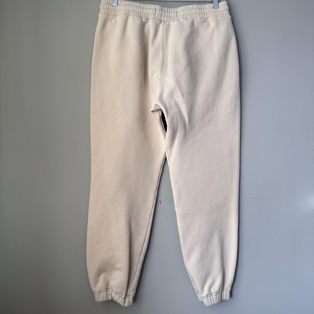 Hollister Mens Large Beige Tan Relaxed Jogger Sweatpants Neutral Elastic Waist‎ - Picture 3 of 7